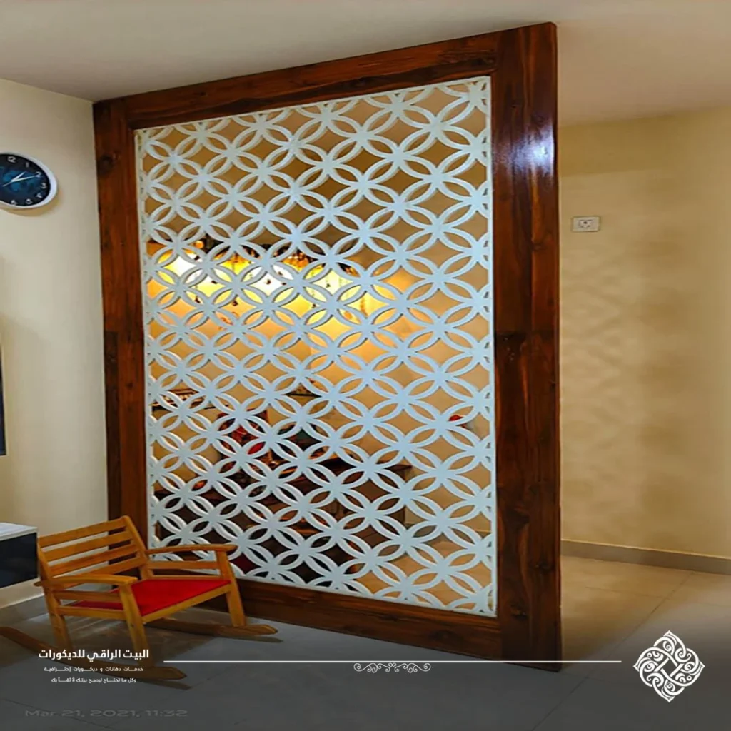 ديكور خشب حفر ليزر