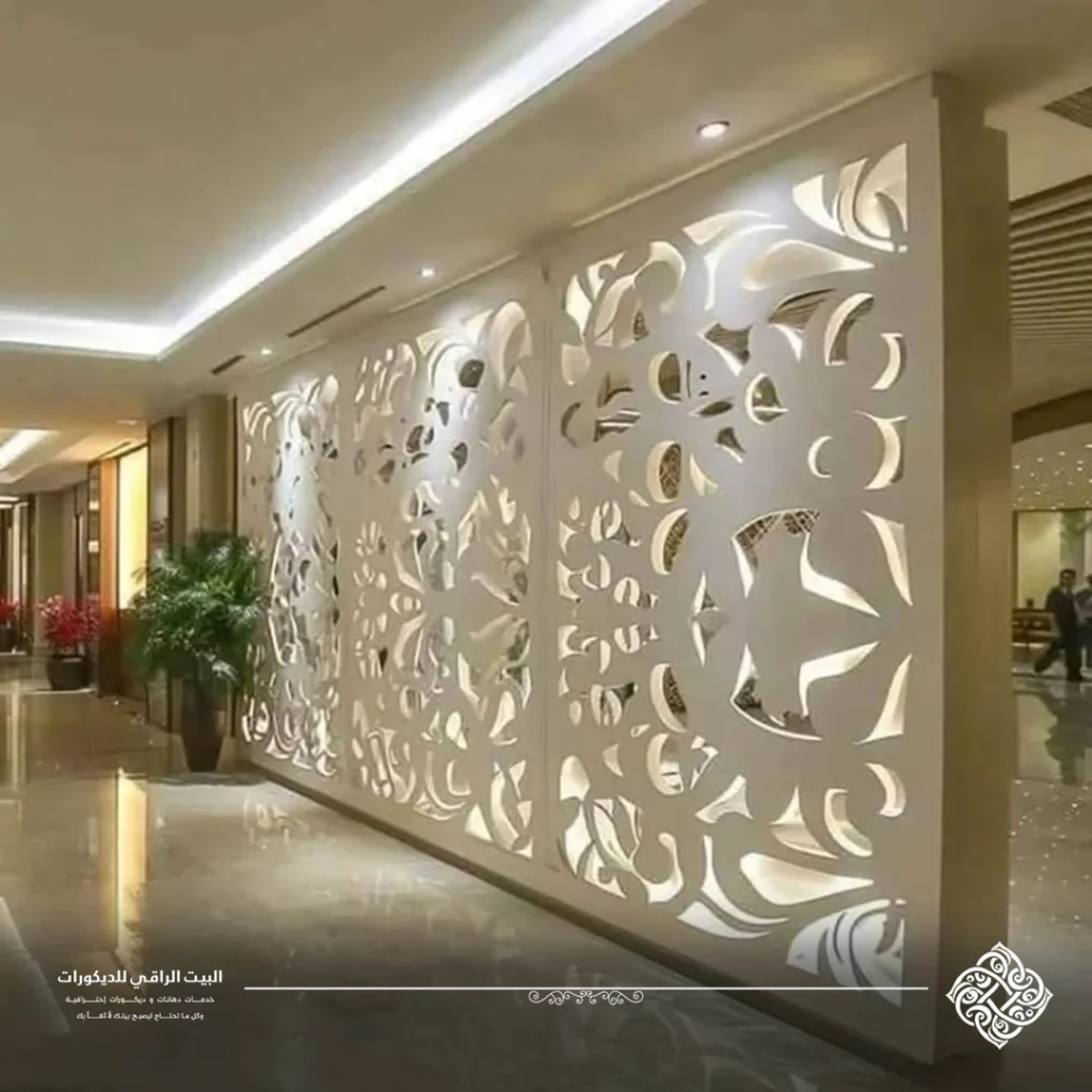 ديكور خشب حفر ليزر