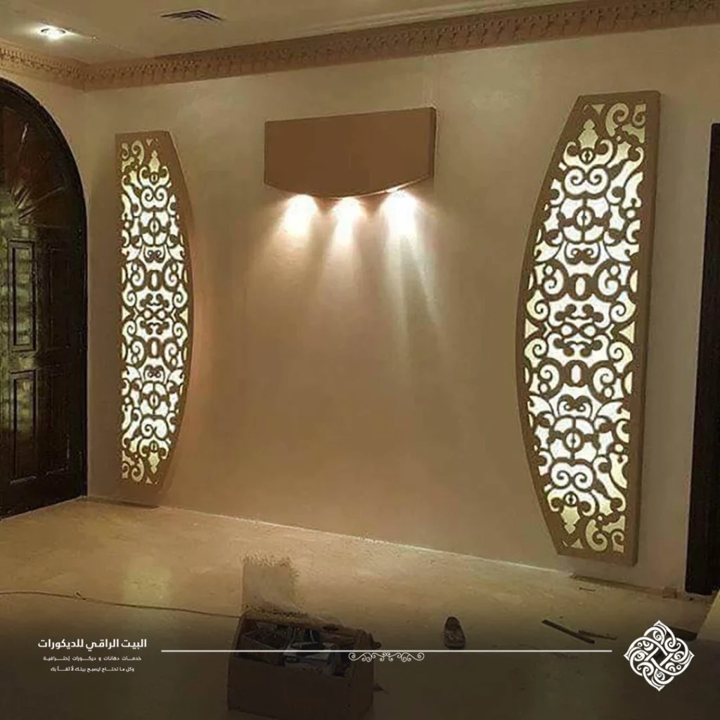 حفر خشب جدار مجالس