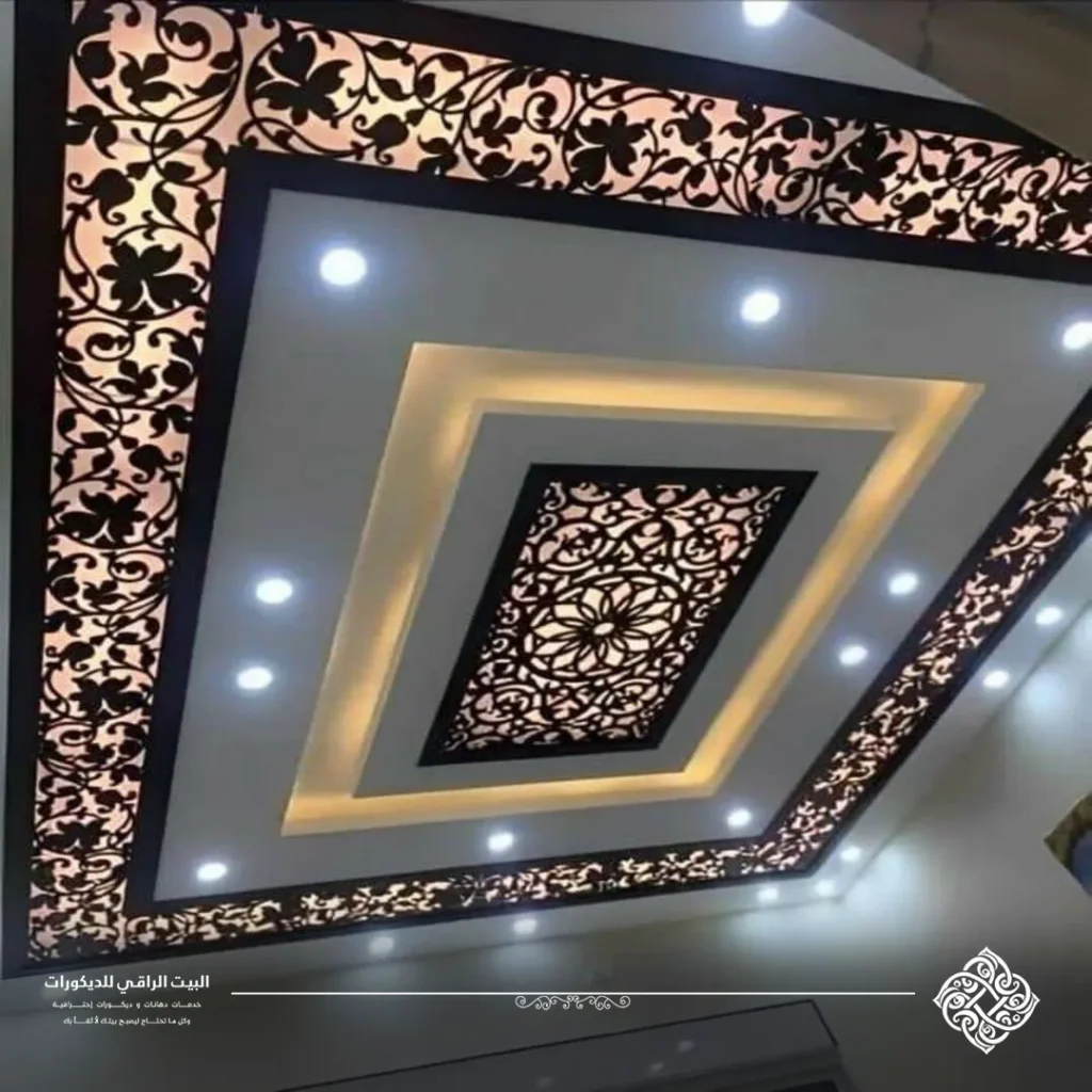 ديكورات cnc للاسقف مكة