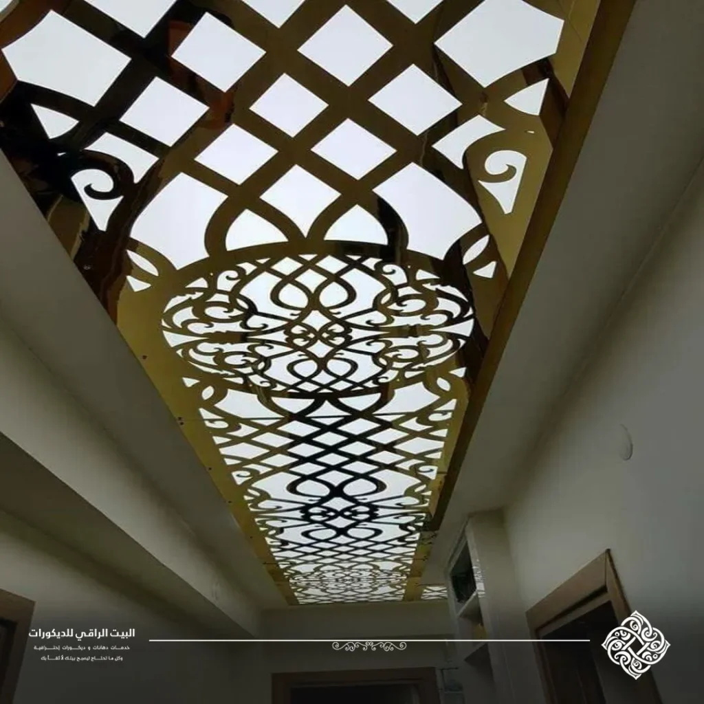 اسقف خشب قص ليزر مكة