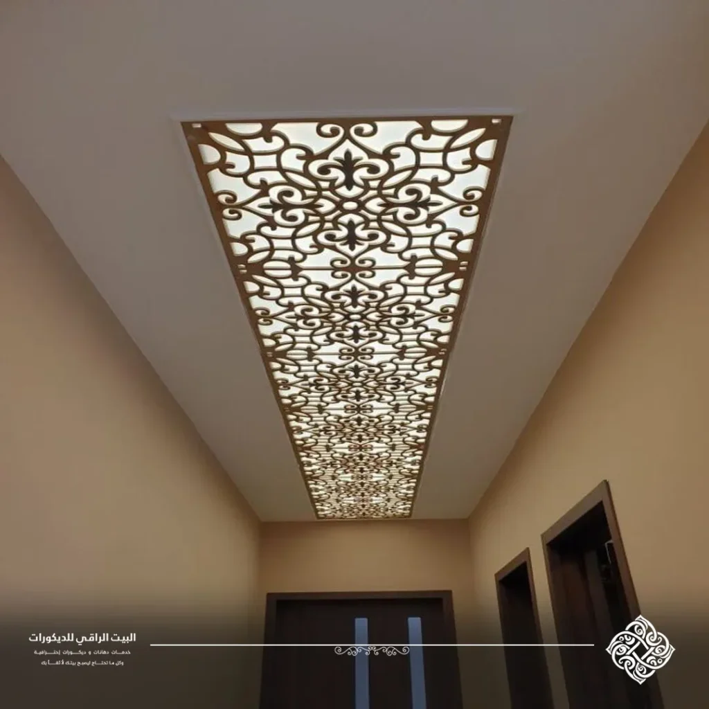 ديكورات cnc للاسقف مكة