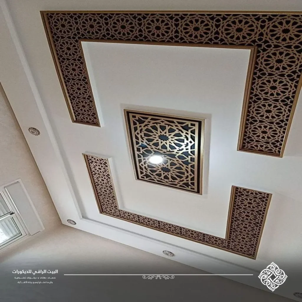 اسقف خشب قص ليزر مكة